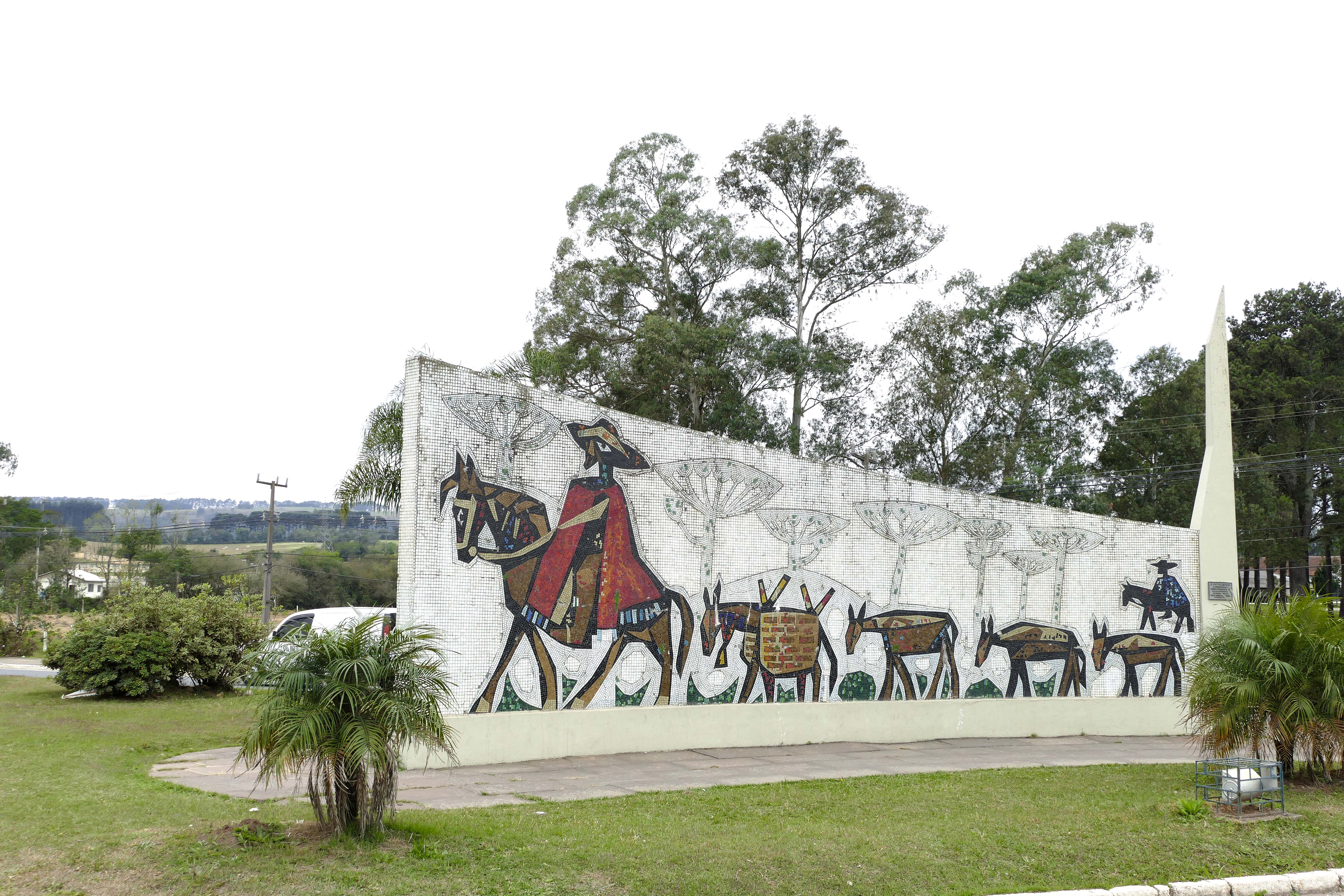 Poty Lazzarotto - Painel Monumento ao Tropeiro - Lapa