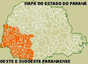 Mapa do Oete Paranaense