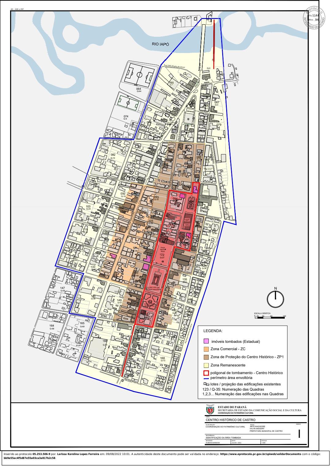 Mapas Centro Histórico de Castro (2024)