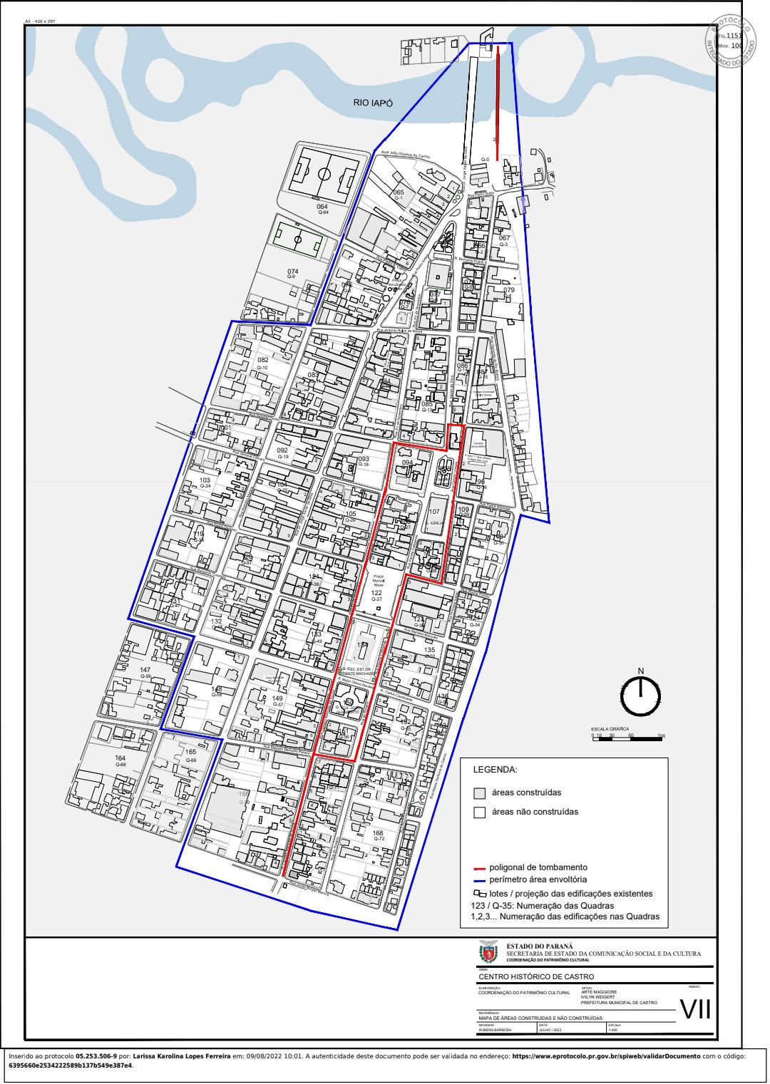 Mapas Centro Histórico de Castro (2024)