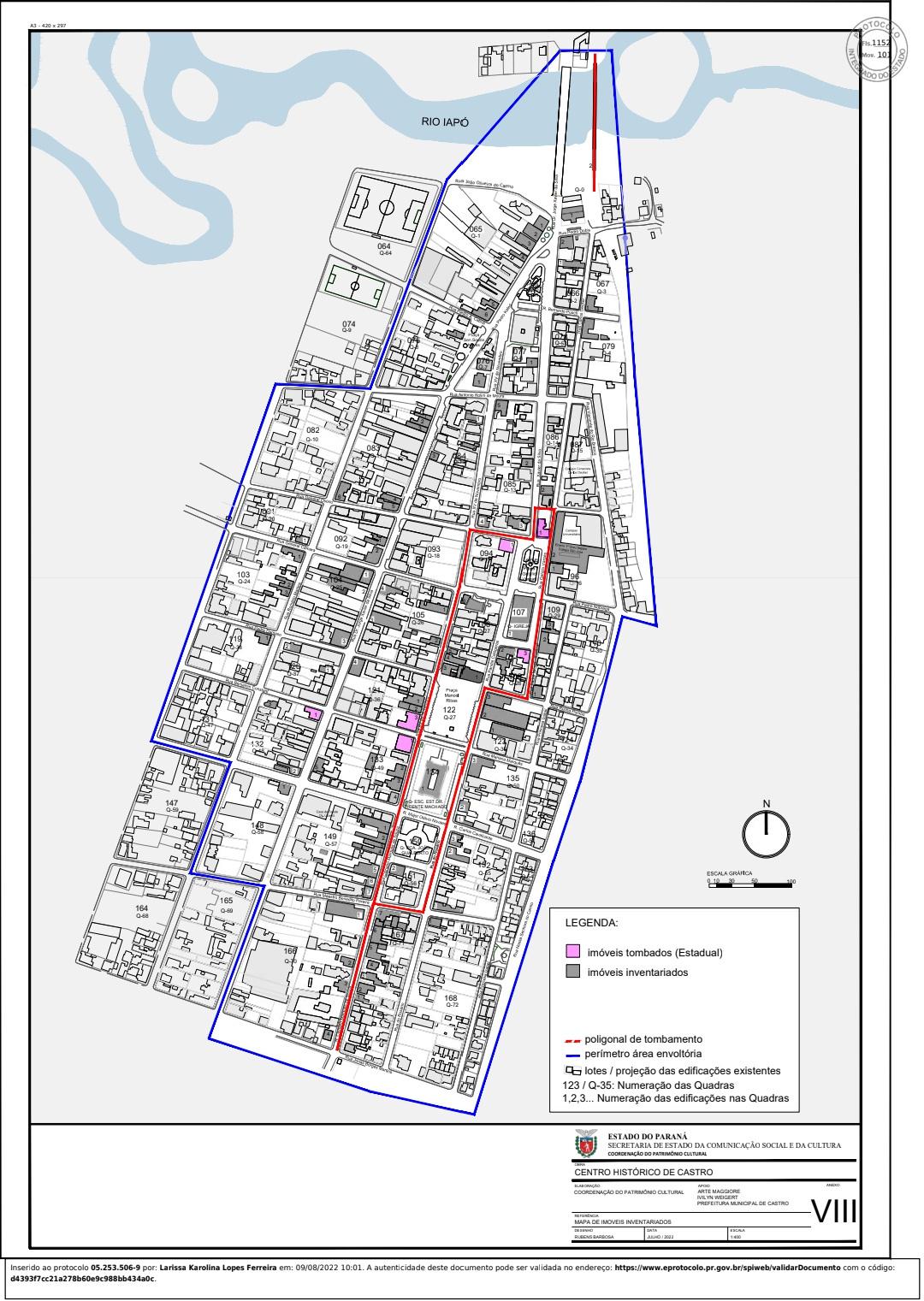 Mapas Centro Histórico de Castro (2024)