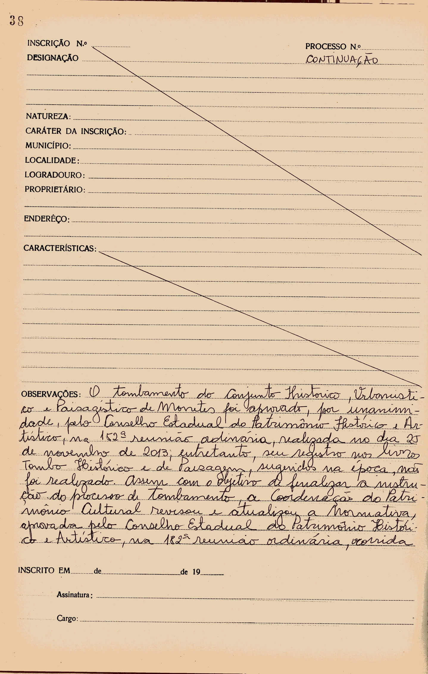 Inscrição de Tombamento 28-I Conjunto Histórico, Urbanístico e Paisagístico de Morretes