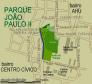 Mapa do Parque Estadual João Paulo II - Curitiba