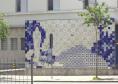 Painel em azulejos - Arthur Nisio - Maternidade Nossa Senhora de Fátima - Curitiba