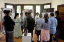 O arqueólogo e geógrafo da CPC, Almir Pontes Filho, apresentando a exposição “Ygá-Mirî”
