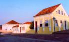 centro histórico da Lapa com casas amarelas