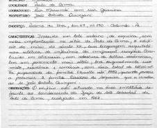 Residência em Alvenaria - Porto de Cima - Morretes - Livro Tombo II - Inscrição 103 - Página 90