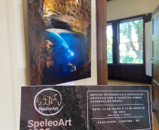 Imagem da exposição "Um olhar para o interior da Terra"