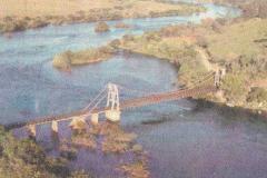 Ponte Pênsil Alves Lima em Ribeirão Claro