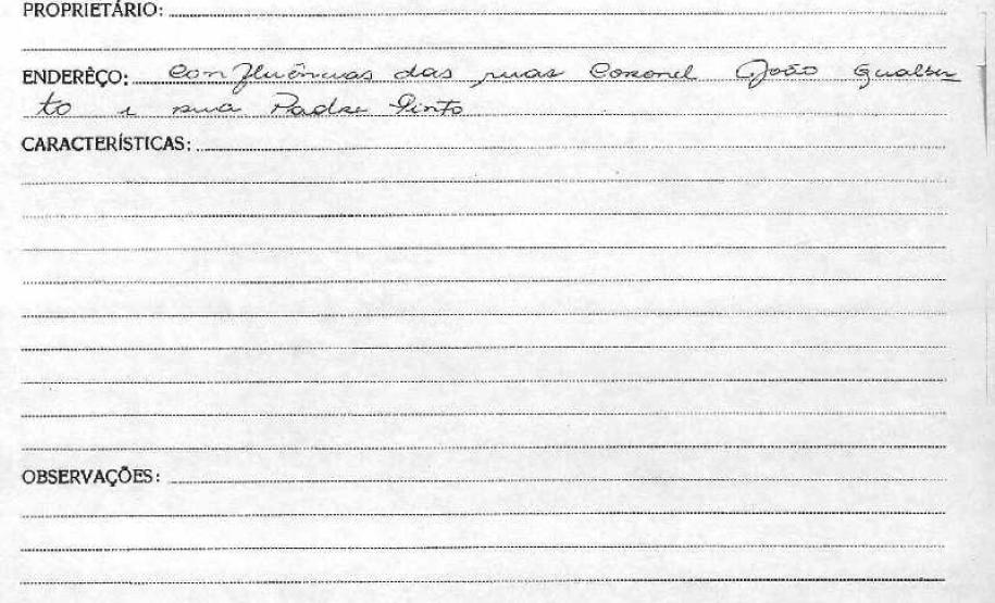 Fonte da Carioca - Antonina - Livro Tombo II - Inscrição 22 - Página 19