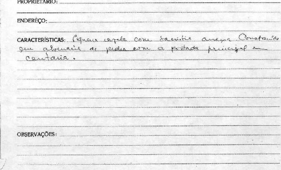 Capela da Nossa Senhora da Conceição - Balsa Nova - Livro Tombo II - Inscrição 26 - Página 22