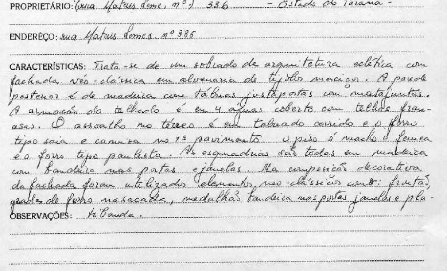 Museu Escola Alfredo Andersen - Curitiba - Livro Tombo II - Inscrição 30 - Página 25