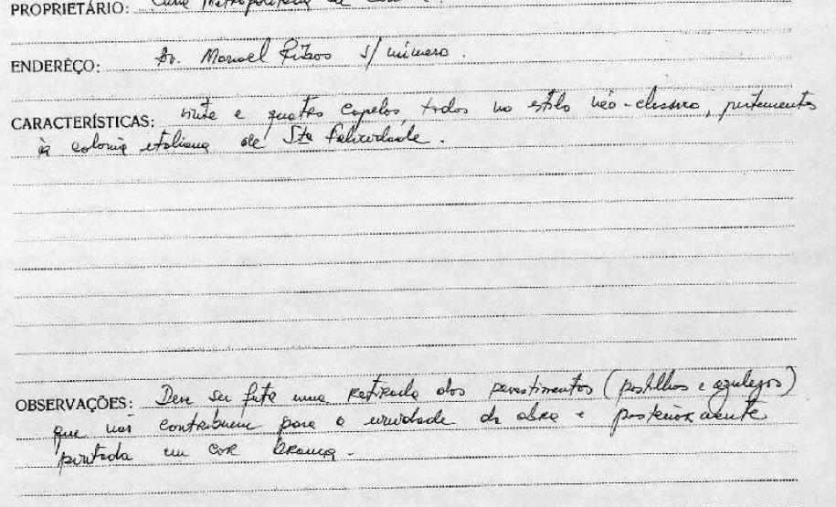 Pantheon do Cemitério de Santa Felicidade - Curitiba -Livro Tombo II - Inscrição 60 -Página 47