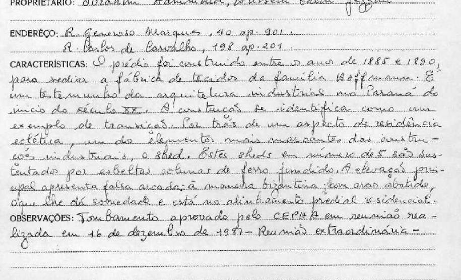 Teatro 13 de Maio (atual Teatro José Maria Santos) - Curitiba - Livro Tombo II - Inscrição 90 - Página 75