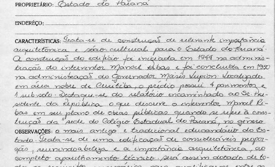 Colégio Estadual do Paraná - Curitiba - Livro Tombo II - Inscrição 118 - Página 110