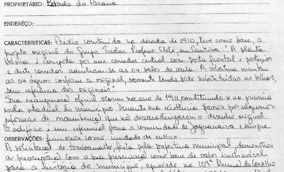 Grupo Escolar Izabel Branco - Jaguariaíva - Livro Tombo II - Inscrição 139 - Página 131