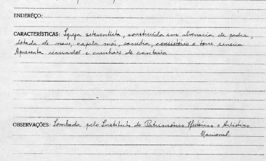 Igreja de Santo Antônio - Matriz da Lapa - Livro Tombo II - Inscrição 35 - Página 30