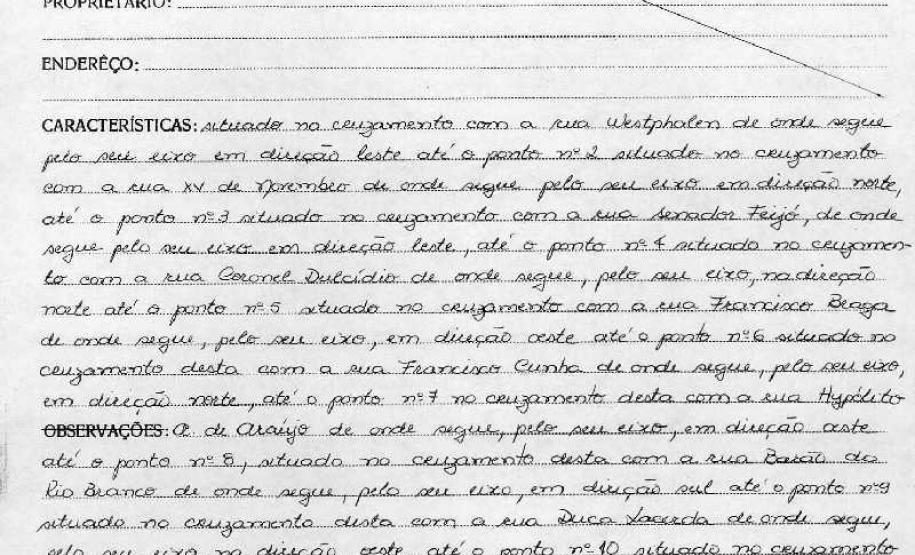 Setor Histórico da Lapa - Livro Tombo II - Inscrição 94 - Páginas 79-81