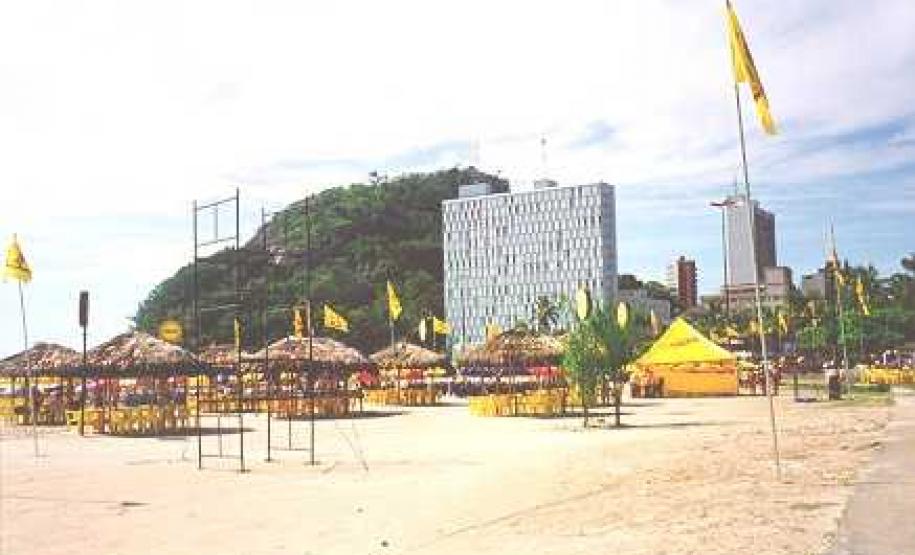 Paisagem da Orla Marítima de Matinhos