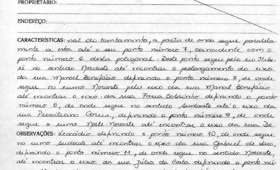 Setor Histórico de Paranaguá - Livro Tombo II - Inscrição 109 - Página 100