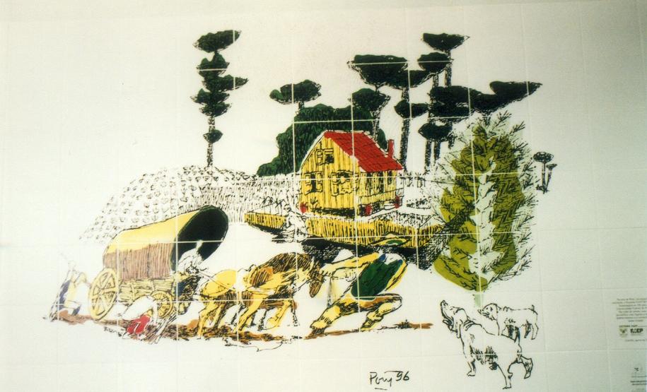 Poty Lazzarotto - Painel do Hospital Veterinário