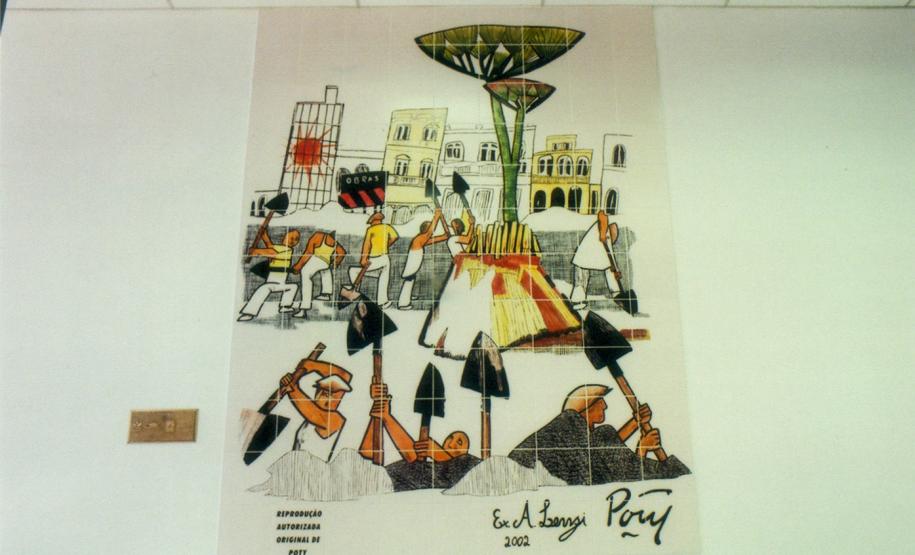 Poty Lazzarotto - Painéis do Tribunal Regional Eleitoral