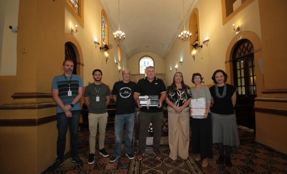 Coordenação do Patrimônio Cultural participa de entrega de projeto de restauração da Igreja Matriz de Antonina