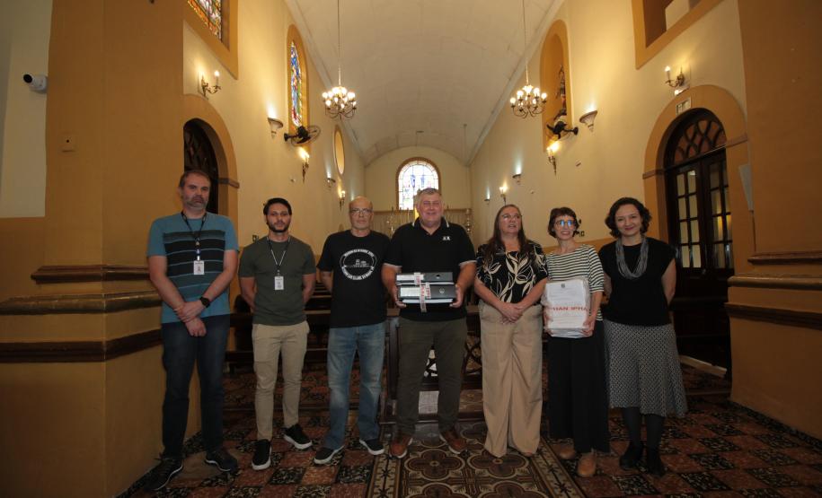Coordenação do Patrimônio Cultural participa de entrega de projeto de restauração da Igreja Matriz de Antonina