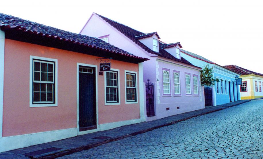 edificações no setor histórico da Lapa