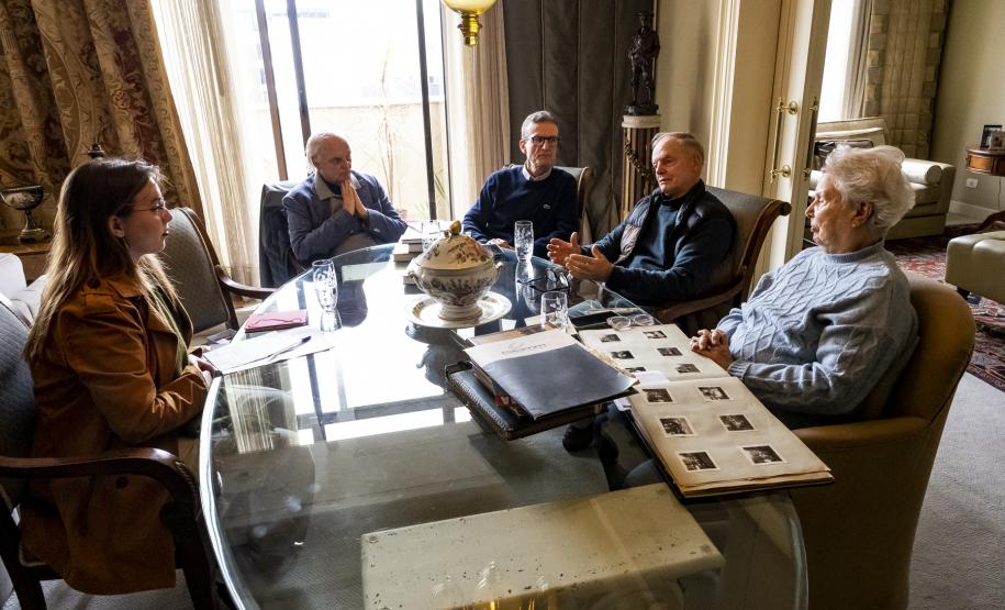 CPC realiza entrevista com Irene Gomm e outros descendentes da família Gomm